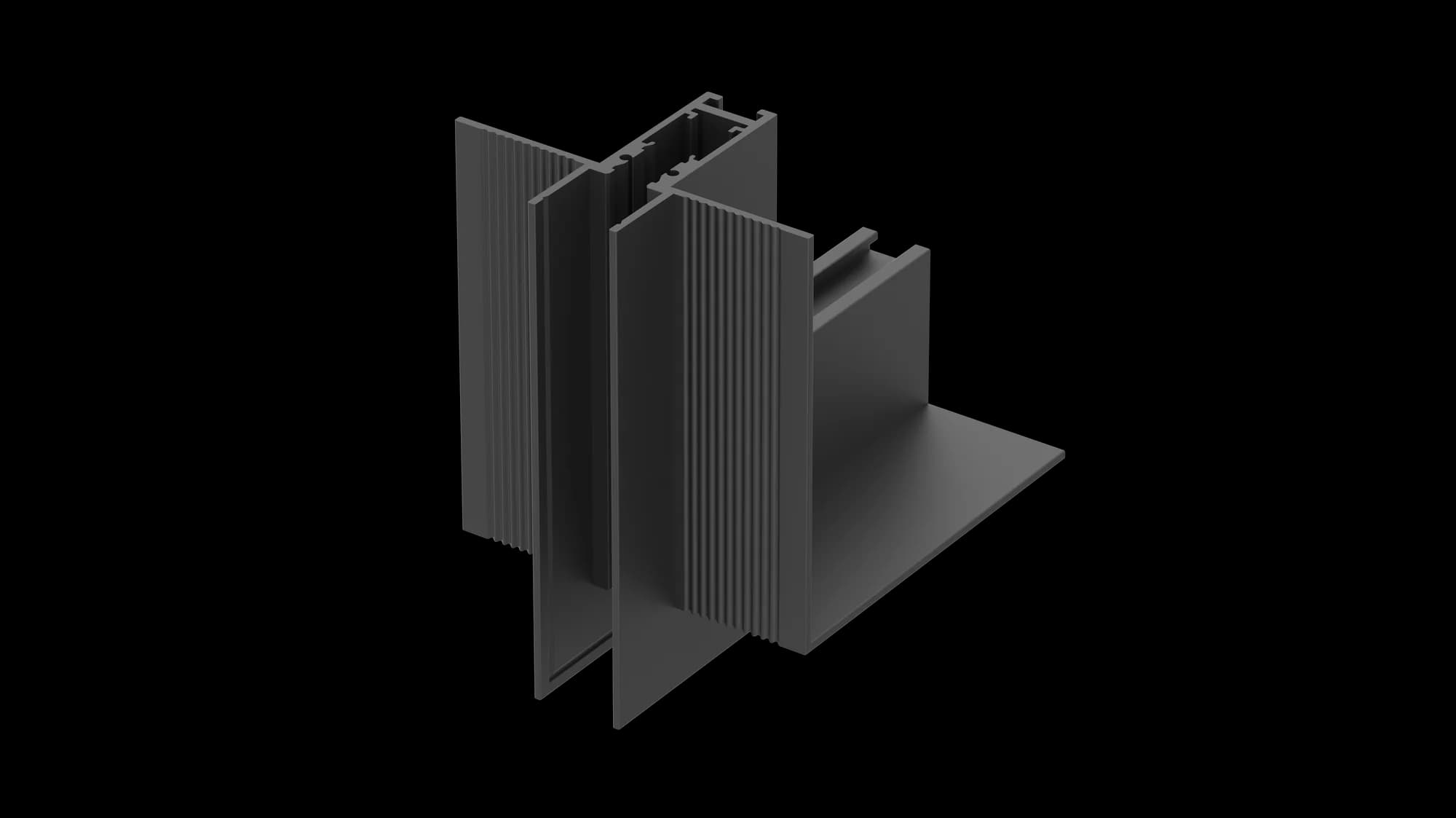 Toast Magnetic — corner w12 recessed horizontal outer 90deg